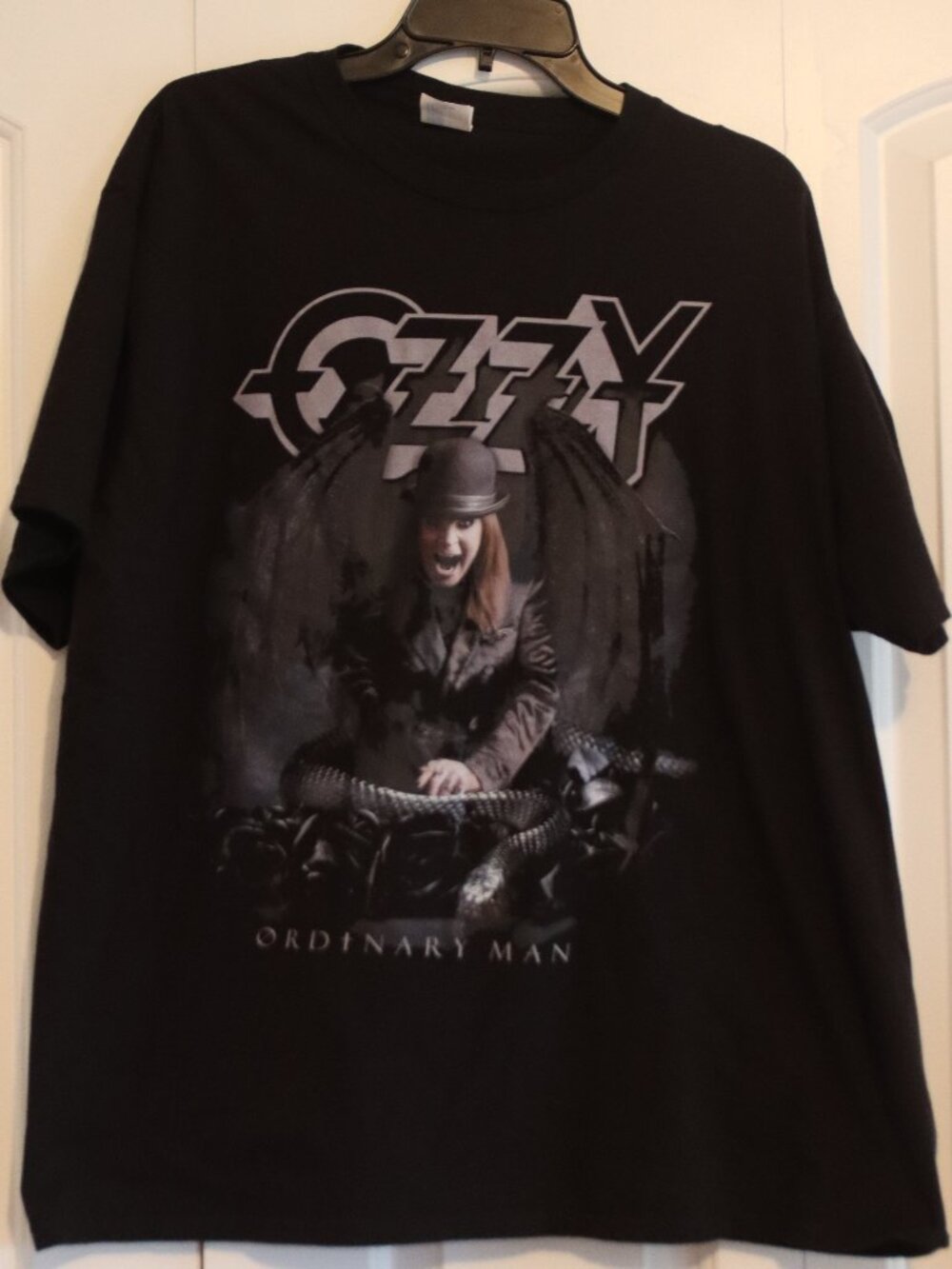 Ozzy Osbourne Black "Ordinary Man" Graphic Tee Size XL 100% Cotton  Port & Co